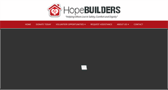 Desktop Screenshot of hopebuilders-kc.org