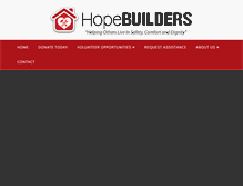 Tablet Screenshot of hopebuilders-kc.org